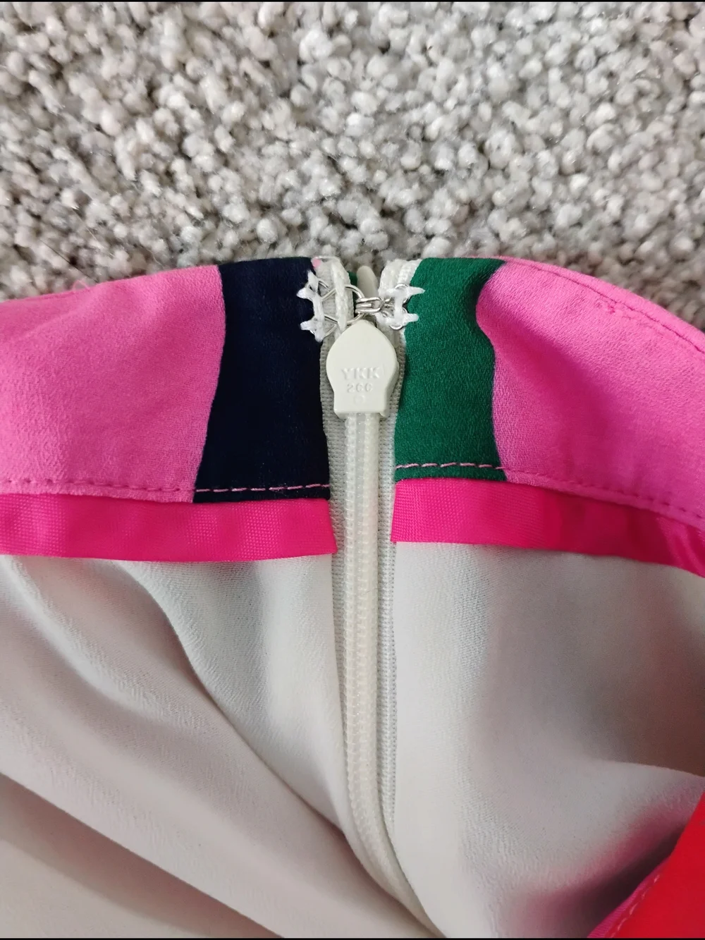 Boden Fairfax Multicolor Bright  Stripe Pleated Skirt - Brand New With Tags - Picture 11 of 12